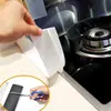 Tira de Vedação de Silicone em Forma de T Anti-Manchas de Óleo para Fresta de Fogão a Gás Adesivo Anti-Manchas de Óleo para Fresta de Bancada de Fogão a Gás