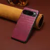 Funda de Teléfono Móvil Imitación Piel Patrón Cocodrilo para Google Pixel11Proxl Pixel10Xl Funda Protectora Anticaídas 10A