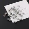Hebillas metálicas laterales multicolor de 1.5-3.2mm, hebilla de cadena, hebilla de cierre para manualidades DIY, hebilla de clip, hebilla para hilo, hebilla de joyería