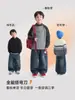 Casa da Hai Ma Nova Roupa de Inverno Infantil Meninos Calça de Inverno com Plus Veludo Adolescentes Crianças Moda Calça Banana Jeans