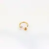 Joyería para piercing de acero inoxidable Anillo de herradura en forma de C Pendientes Anillo para la nariz Anillo para el labio Anillo para el pezón Venta caliente transfronteriza Body piercing europeo y americano