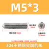 Tornillos de fijación de acero inoxidable 304 con punta, tornillos para máquina con hexágono interior, sujetadores, tornillos de fijación 304 sin cabeza