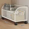 Cesta de Armazenamento para Banheiro com Rodas, Cesto de Roupa Suja Móvel, Prateleira Organizadora Suspensa para Debaixo da Pia