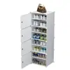 A prueba de polvo Simple Armario para Zapatos Almacenamiento Económico Hogareño Entrada Económico Gran Capacidad Trasera de Puerta Zapatero Multicapa Interior Bonito