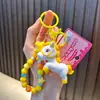 Llavero Mascota Año del Caballo 2026 Colgante de Bolsa de Buena Suerte y Atracción de Dinero para Año Nuevo Llavero de Coche para Pareja Pequeño Regalo