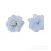 Flor de gasa de hibisco simulada flor artificial material para tocado pasador hecho a mano DIY accesorios para sombrero de paja de ropa
