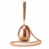 Bolsa Transversal Feminina Europeia e Americana 2025 Nova Bolsa de Acrílico Formato de Concha para Ombro Bolsa de Embreagem Fashion para Casamento Jantar