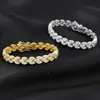 Pulseira de Prata Europeia e Americana, Pulseira Romana Clássica e Fashion para Mulheres, Cravejada com Moissanita Navete, Joia Popular Transfronteiriça