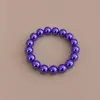Pulsera Elástica de Perlas Simple Retro Francesa Pulsera de Moda de Lujo Ligero Francesa Popular en Internet Diaria Para Combinar con Todo Pulsera Elegante