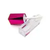 Tubo cuadrado de brillo labial de 6 ml, lápiz labial líquido, tubo de plástico transparente, tubo vacío, material de embalaje cosmético.