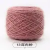Grande Bola de Fio de Veludo de Esquilo com Fio de Seda Brilhante para Tricô à Mão, Cachecol, Chapéu, Xale de Mohair de Espessura Média Venda Direta Tricô à Mão