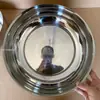 Balanza de Acero Inoxidable para Amasar, Recipiente de Grado Alimenticio, Recipiente Doméstico de Cocina para Batir Huevos, Recipiente para Sopa, Cesta y Recipiente con Drenaje