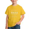 Camisetas Casuales de Moda de Manga Corta para Niños de Algodón Puro con Cuello Redondo Exportación Transfronteriza Ropa para Niños Camisetas de Marca de Moda Camisetas Estampadas de Verano