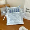 Cesta de Armazenamento Ins com Bolinhas e Estrelas Estilo Coreano, Cesta de Armazenamento de Lanches e Diversos de Alta Estética, Caixa Organizadora de Cosméticos, Cesta de Armazenamento