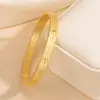 Nova Pulseira Ka Jia de Venda Direta Uma Linha, Moda de Luxo Leve, Joias Ecológicas Banhadas a Ouro Cobre