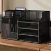 Organizador de escritorio, revistero, caja de almacenamiento de carpetas, estante, atril de escritorio, estantería de hierro para niños, clasificación