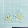 Serie Océano Resina Estrella de Mar Luminosa Accesorios DIY Decoración para Acuario Carcasa de Crema para Teléfono Accesorios para el Cabello