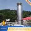 Sistema de Queima de Tocha de Biogás de 200 Cubos Suportando Dispositivo de Purificação e Dessulfurização de Biogás Lixo Agrícola Fazenda