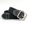 Cinto Masculino Casual Elástico Trançado Fivela de Pino de Liga Sem Furos Cinto Elástico Feminino para Calças Cinto de Lona Coreano da Moda