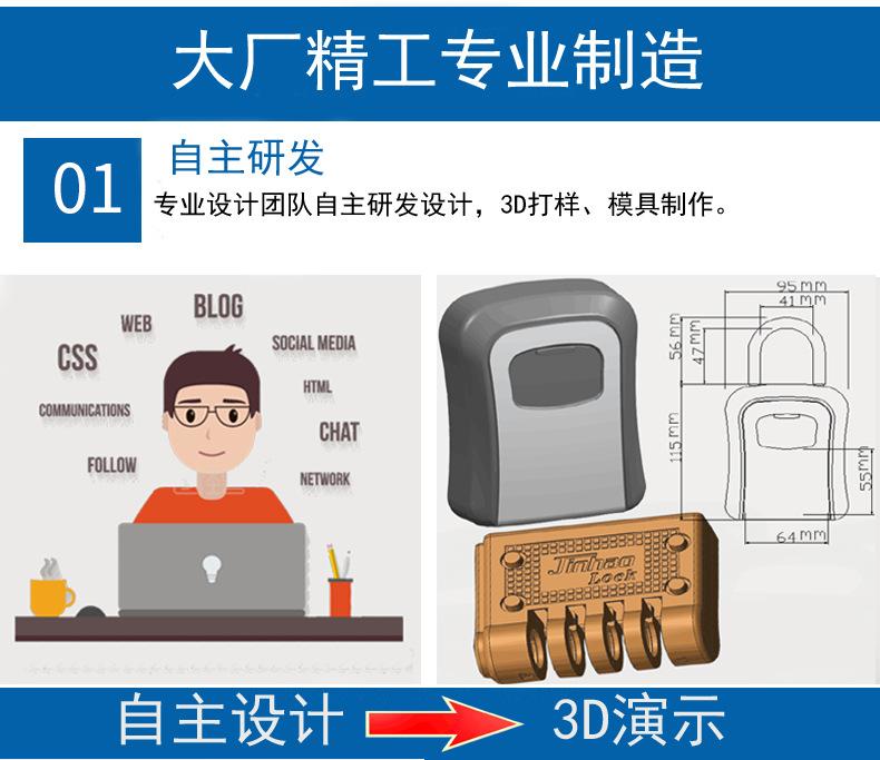 大厂精工图钥匙盒1