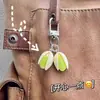 Llavero Creativo Serie Comida Pistacho Llavero Personalizado Adornos Colgantes para Mochila Joyería Pequeña Llavero Colgante Comida Simulación