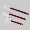 Varios estilos y especificaciones raspador de silicona espátula para hornear pasteles espátula cuchillo de goma espátula para crema integrada