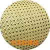 Pegamento plástico ojo de ratán semiacabado estera de ratán comercial casa de huéspedes muebles decoración del hogar material de ratán hexagonal octagonal PE