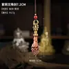 Collar Colgante Espada Manjushri Pueblo de Xizang Estilo Étnico Colgante Unisex Incrustado con Piedras Preciosas Adorno de Campana Vajra Accesorio Personalizado