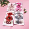 Nueva banda para el cabello de bebé estilo coreano lazo flor accesorios para el cabello de niños diadema cuidado puerta corona joyería traje caja de regalo