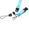 Diseño Gratis Lanyard Colorido Logo Nylon Lanyard para Teléfono Móvil Serigrafía Cinta de Poliéster Lanyard para Identificación Impresión