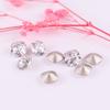 Fertilizante de gemas Yongjia, cuadrado, blanco, estrella, circonio, taladro para uñas, piedra desnuda, cristal, circonio, accesorios de bricolaje, piedra inferior chapada, venta al por mayor