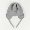 Gorro de Mezcla de Pelo de Conejo Transfronterizo, Nuevo Estilo Otoño e Invierno, Gorro de Aviador Tejido de Moda Protector de Orejas, Versátil y Cómodo, Gorro Retro Lei Feng