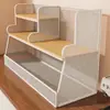 Estante de Almacenamiento de Escritorio Cafetera Bolsita de Té Portavasos Encimera de Cocina Organización de Múltiples Niveles Almacenamiento Estante de Snacks Caja de Bolsitas de Té