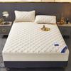 Sábana Bajera Acolchada Hilton Doubletree Protector de Colchón Antideslizante Hotel Todo Incluido Cubierta de Cama a Prueba de Polvo Mismo Estilo Algodón Lavado