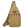 Riñonera de lona transfronteriza nueva para hombre, bolsa de pecho para hombre, mochila de moda para hombre, bolso de hombro, bolsa cruzada deportiva multifuncional