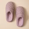 Chinelos de Algodão Eva Tamanho Grande para Homens no Inverno, Quentes e Antiderrapantes, Para Usar em Casa, Sola Grossa, Resistentes ao Desgaste, Chinelos de Algodão para Uso Externo para Casais no Inverno