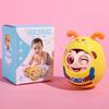Pequeño Vaso Abeja Juguete Bebé 6-12 Meses Bebé Parpadea Ojos Rechina Dientes Sonajero Calmante Juguete 0-1 Año