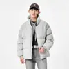 Nueva Chaqueta Gruesa de Algodón para Pareja Otoño e Invierno con Cuello Alto, Abrigo de Algodón Casual Versátil, Ropa de Abrigo de Marca de Moda para Estudiantes