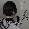 Grampo de Cabelo de Sândalo Novo Grampo de Cabelo de Madeira Estilo Chinês Feminino Disco de Cabelo de Madeira Antigo de Alta Qualidade Grampo de Cabelo Simples Moderno