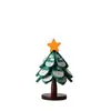 Árbol de Navidad de Madera Maciza Almohadilla Aislante Térmico Mesa de Comedor Creativo Hogar Prevenir Quemaduras Base para Ollas Vajilla Posavasos Adorno de Madera