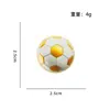 Nuevo Broche Creativo de Pelota Deportiva Forma de Fútbol Voleibol Béisbol Baloncesto Accesorios para Ropa Insignia de Aleación Esmaltada Goteo de Aceite