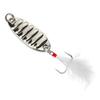 Micro Isca Vibratória Plana com Lantejoulas para Arremesso de Longa Distância, Isca Vib Metálica com Lantejoulas, Isca Artificial com Anzol de Sulco Sanguíneo para Peixe Mandarin e Peixe Boca de Cavalo