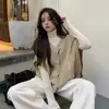 Suéter de Estilo Japonés Perezoso Inspirado en Chanel, Estilo Nuevo Primavera y Otoño 2026, con Chaleco de Punto para Mujer