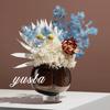 Mesa de Centro Simples para Sala de Estar Gabinete Inserir Vaso Seco Modelo Quarto Vidro Flor Restaurante Decoração Casa Villa Decorações Suaves