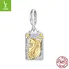 Yinziyun Original Plata de Ley S925 Colgante de Doce Constelaciones Accesorios de Joyería Estilo Europeo y Americano Versátil Cuentas para DIY