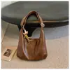 Bolso Bandolera Retro de Gran Capacidad para Mujer 2026 Nueva Tendencia Moda Bolso Tote Simple Casual de un Solo Hombro Debajo del Brazo