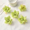 Flores de Jazmín Simuladas con Bigotes de Dragón, Flores Artificiales Hechas a Mano para DIY, Accesorios para el Cabello de Flores Falsas, Flores para Pasador, Materiales de Decoración para Bodas, Flores Decorativas