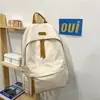 Mochila nueva transfronteriza de gran capacidad para chicas de secundaria, mochila simple estilo coreano para estudiantes universitarios, chicos de secundaria y preparatoria