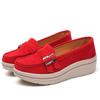 Zapatillas Populares de Cuero con Suela Gruesa Transfronterizas para Mujer, Zapatos de Plataforma Británicos que Aumentan la Altura, Zapatos de Cuero para Mujer, Zapatos Casuales Koreanos tipo Mecedora