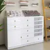 Balcão Multifuncional para Beleza e Nail Art, Armário de Exposição Pintado, Armário de Armazenamento de Chão, Armário de Armazenamento de Mercadorias, Armário de Chão para Esmaltes, Armário Lateral